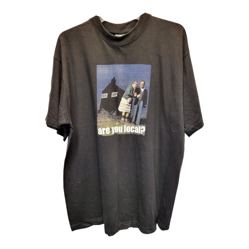 Vintage League of Gentlemen Black Graphic Short Sleeve T-shirt - Size XL